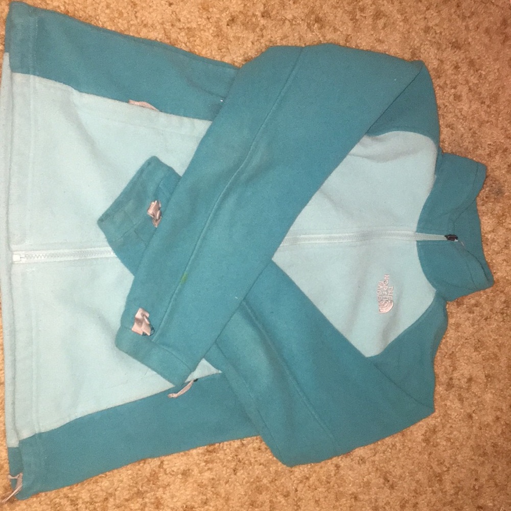Blue north face jacket